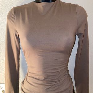 Mock neck bodysuit